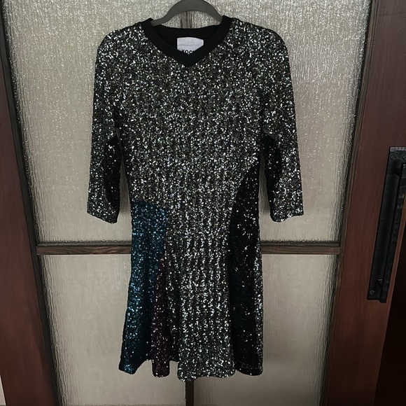 Koche Football Sequin Tee Shirt Dress size US 6 - Picture 8 of 13